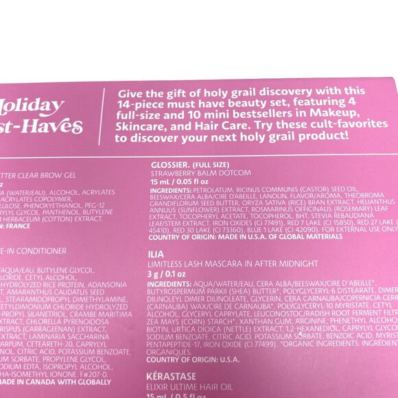 Sephora Favorites Holiday Must Have Value Set Pink Bag Skincare Makeup - Picture 5 of 8